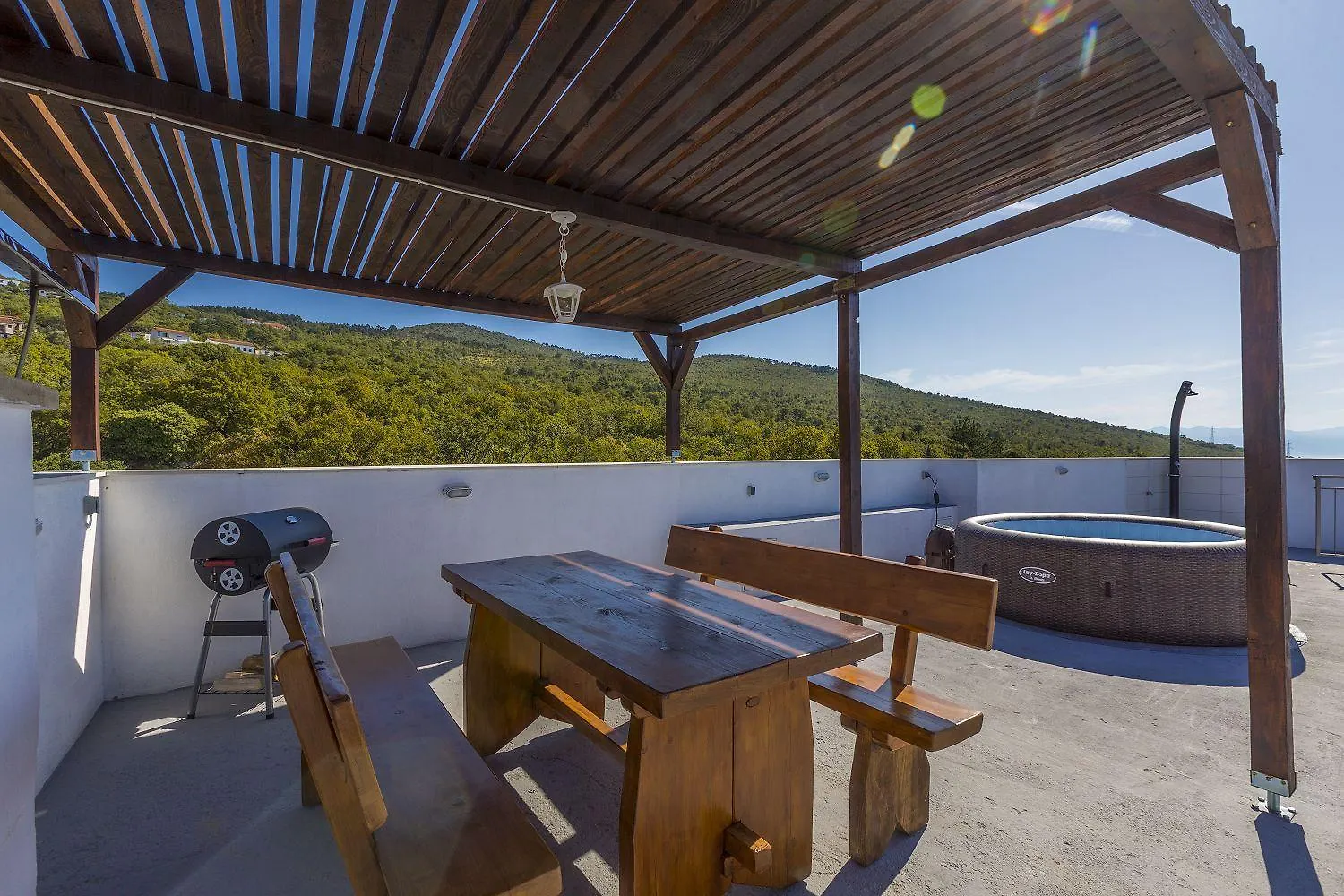Beeindruckendes Apartment Mit Grosser Dachterrasse, Whirlpool, Meerblick, Grill, Aussendusche Crikvenica 0*,